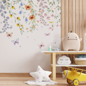 Papel de Parede Estilo Madeira Ripado Marrom Intenso MP3