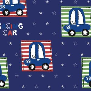 Papel de Parede Infantil Carrinhos